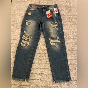 Hot Kiss High Rise Mom Jeans